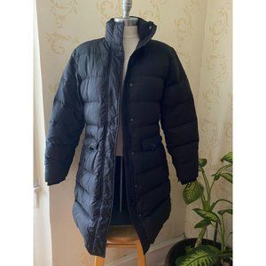 The Company Store 90% Down Black Puffer Jacket Ladies XS